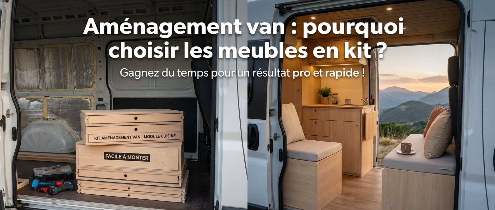 Aménagement van : pourquoi choisir les meubles en kit ?