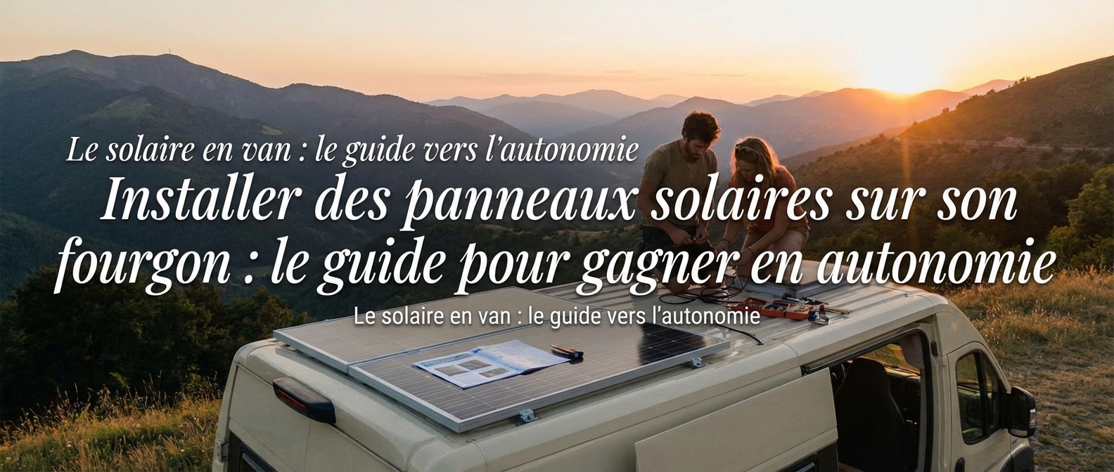 Installer des panneaux solaires sur son fourgon : le guide pour gagner en autonomie