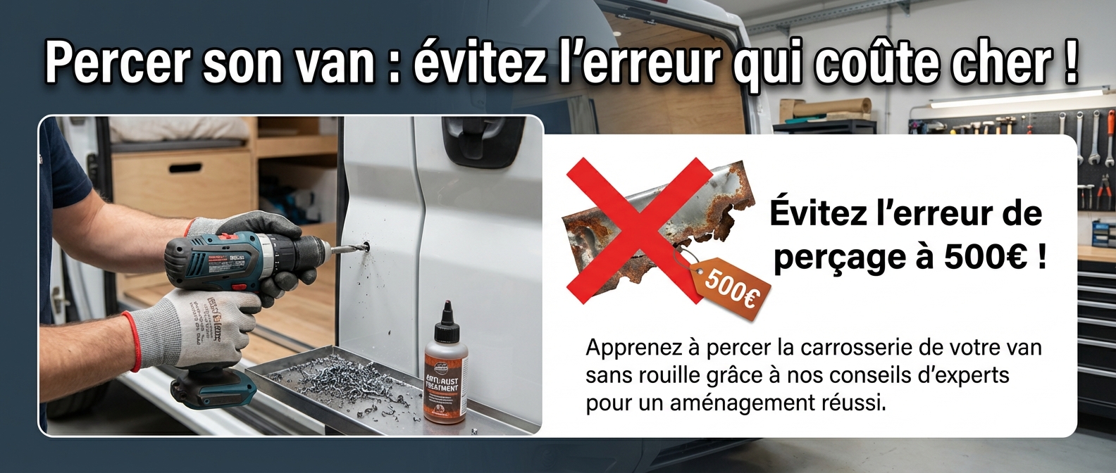 Percer son van : évitez l'erreur qui coûte cher !