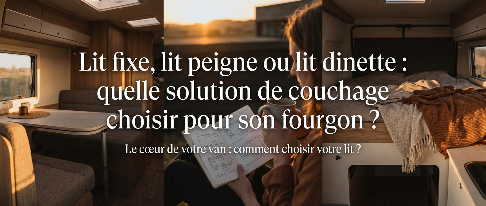 Lit fixe, lit peigne ou lit dinette : quelle solution de couchage choisir pour son fourgon ?
