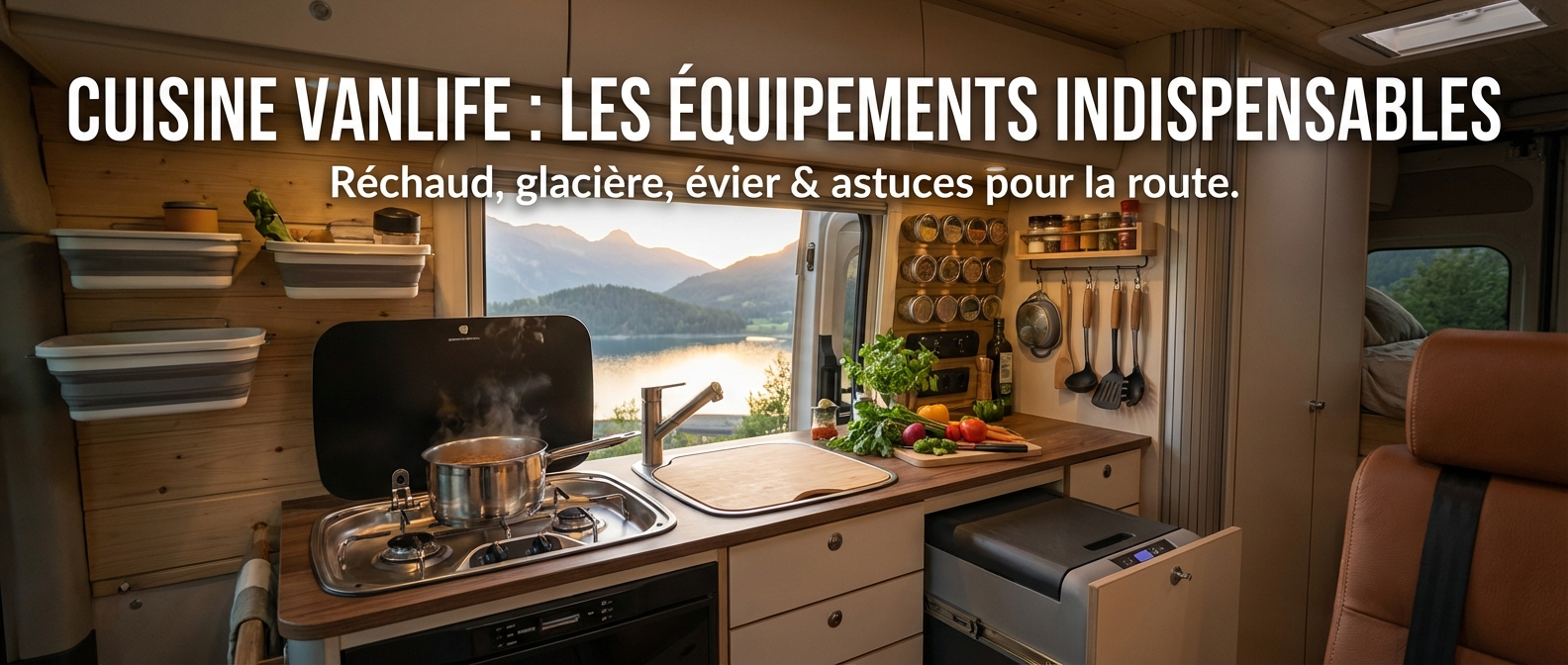 Cuisine vanlife : les équipements indispensables