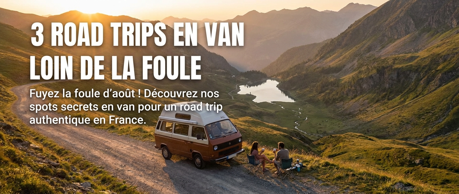 3 road trips en van loin de la foule