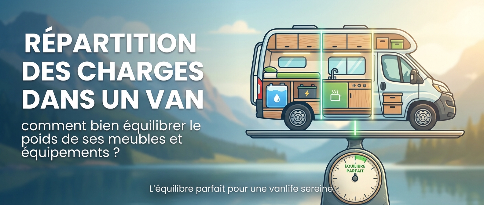 Répartition des charges dans un van : comment bien équilibrer le poids de ses meubles et équipements ?