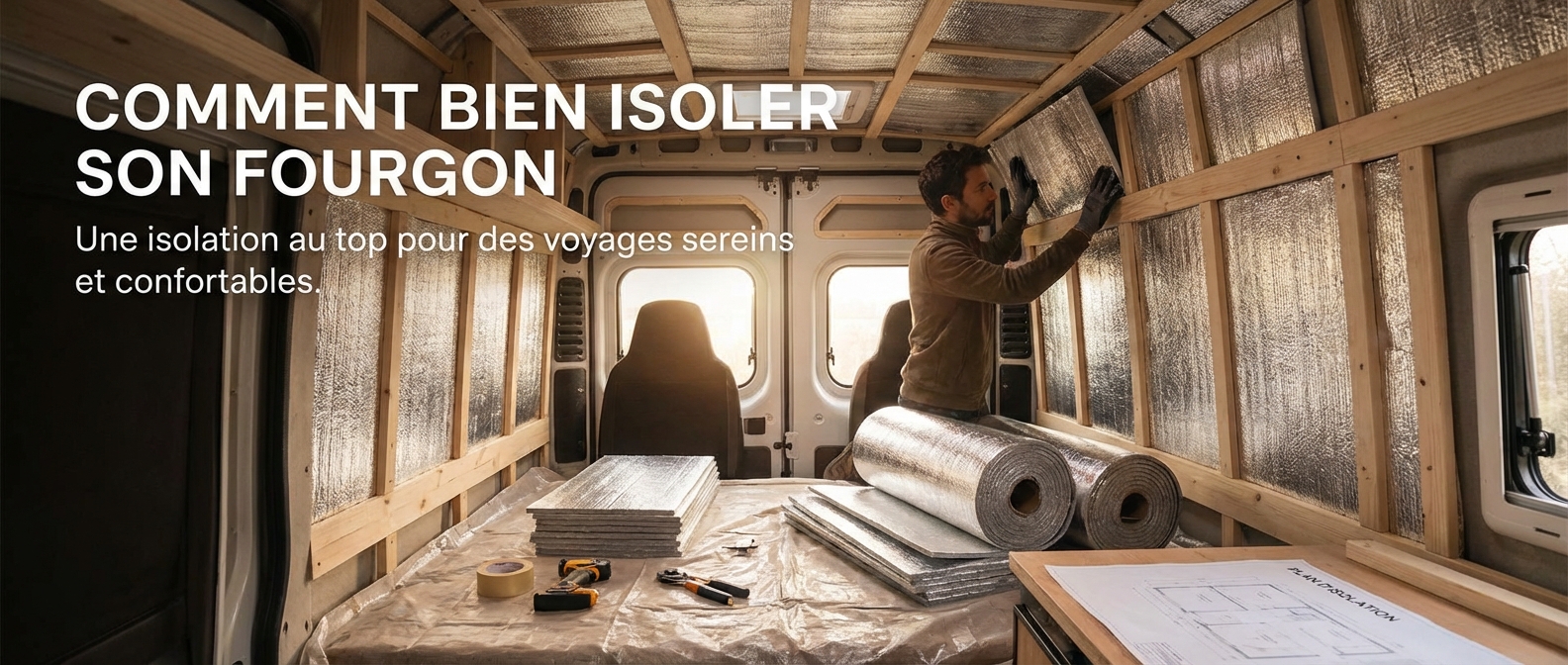 Comment bien isoler son fourgon avant de poser ses meubles d'aménagement