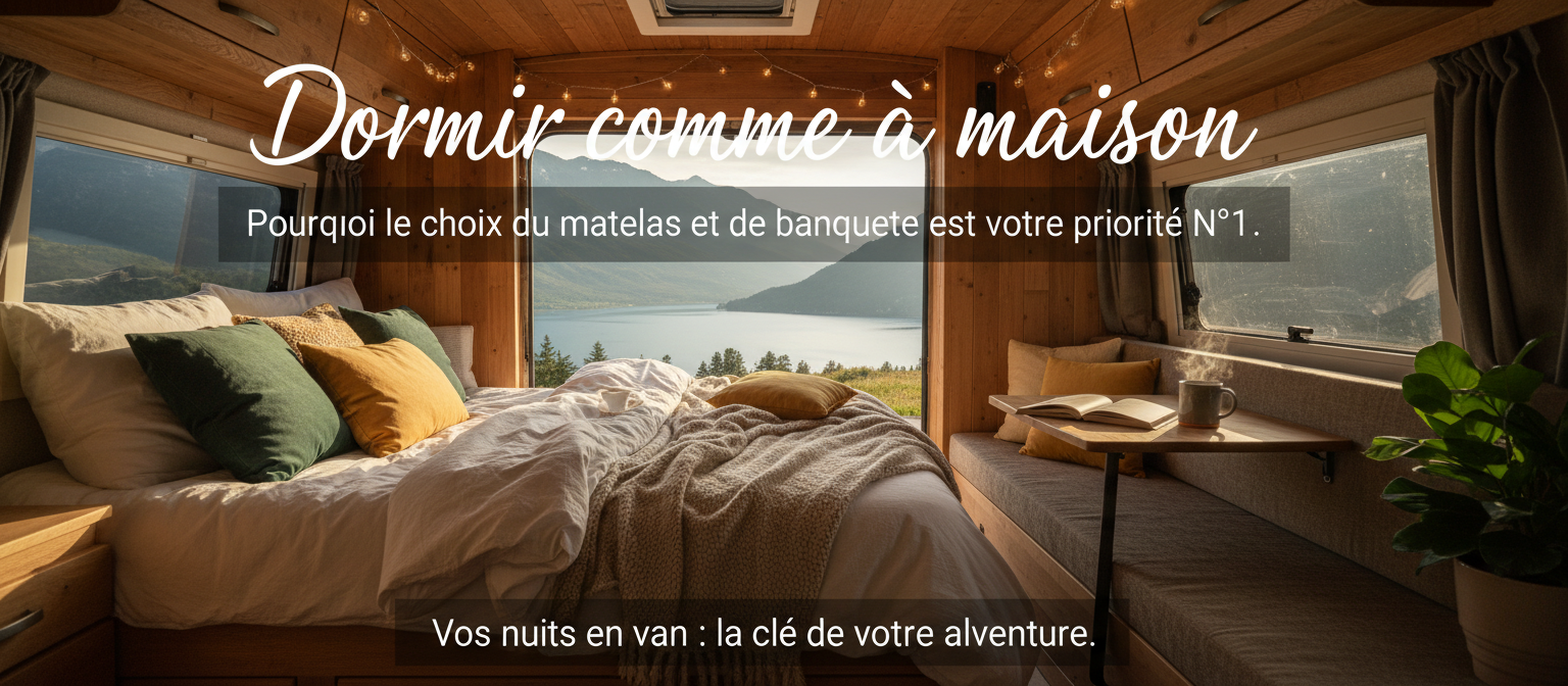 Dormir comme à la maison : Pourquoi le choix du matelas et de la banquette est votre priorité n°1.