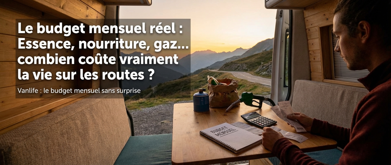 Le budget mensuel réel : Essence, nourriture, gaz... combien coûte vraiment la vie sur les routes ?