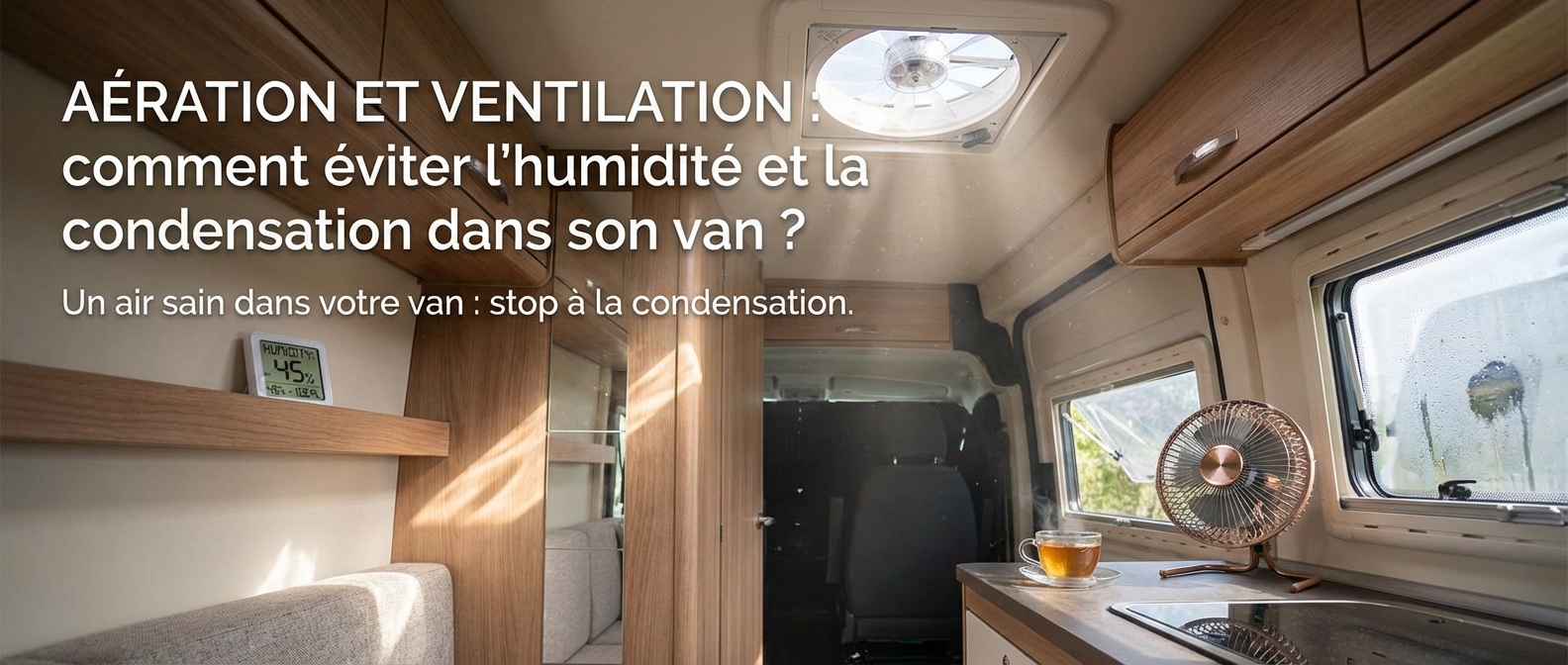 Aération et ventilation : comment éviter l'humidité et la condensation dans son van ?
