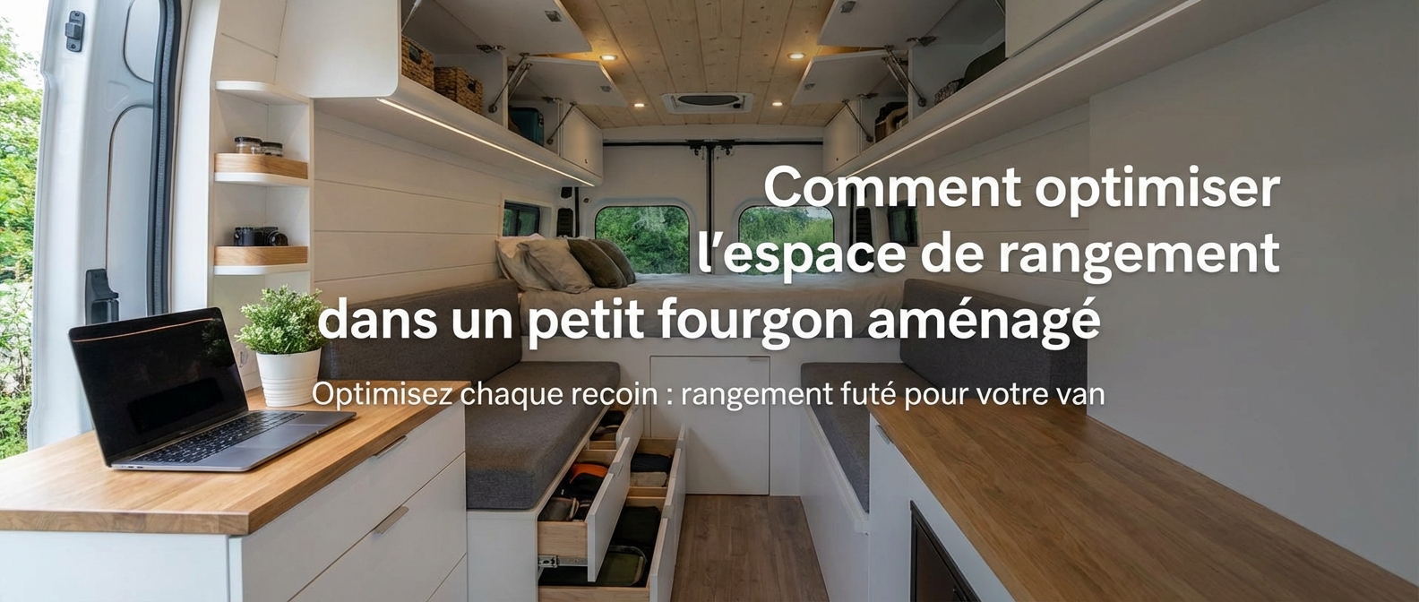 Comment optimiser l'espace de rangement dans un petit fourgon aménagé
