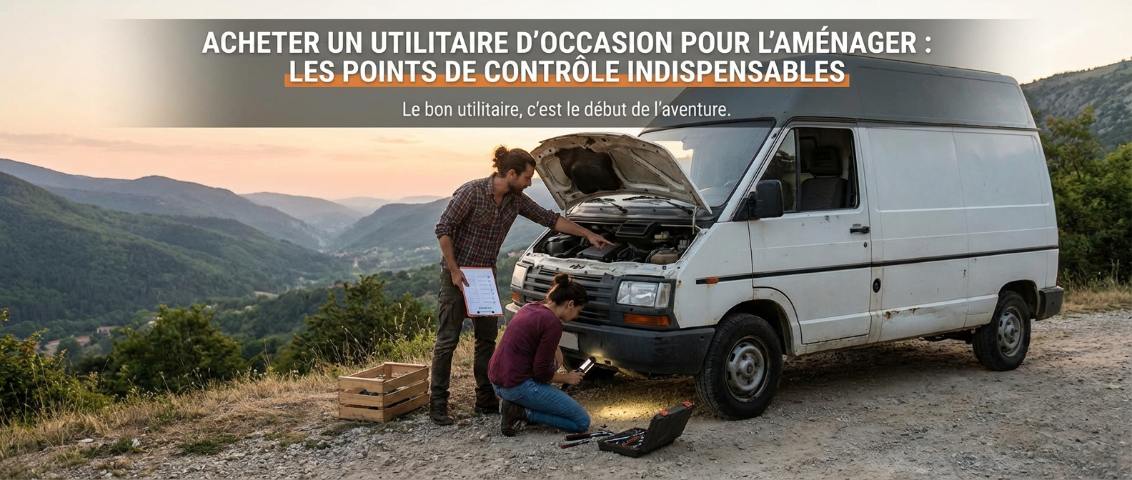 Acheter un utilitaire d'occasion pour l'aménager : les points de contrôle indispensables